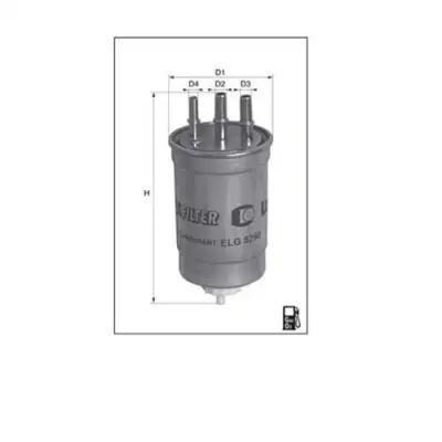 DELPHI HDF954 Yakıt Filtresi - 2. Görsel