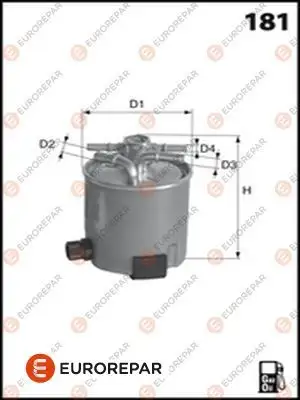Yakıt Filtresi EUROREPAR 1609691080