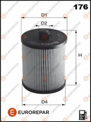 Yakıt Filtresi EUROREPAR 1643627680