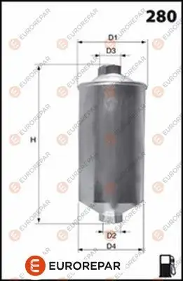 Yakıt Filtresi EUROREPAR 1667443080