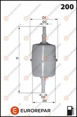 Yakıt Filtresi EUROREPAR 1667443480