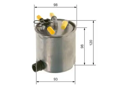 BOSCH F026402182 Yakıt Filtresi - 5. Görsel