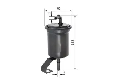 BOSCH F026403756 Yakıt Filtresi - 5. Görsel