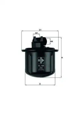 Yakıt Filtresi  MAHLE KL 108