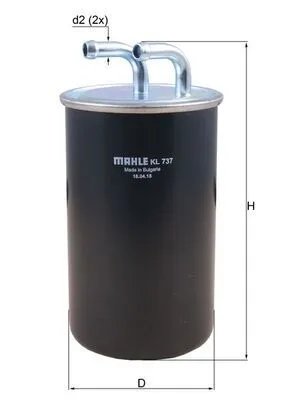 Yakıt Filtresi  MAHLE KL 737