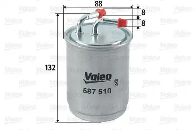 VALEO 587510 Yakıt Filtresi - 1. Görsel