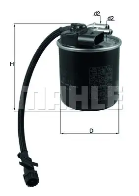 MAHLE KL912 Yakıt Filtresi - 4. Görsel