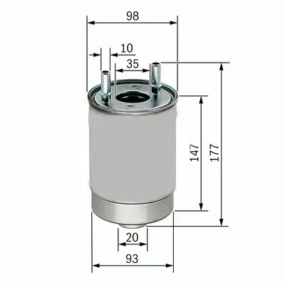 DELPHI HDF624 Yakıt Filtresi - 2. Görsel