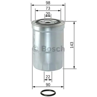BOSCH 1457434459 Yakıt Filtresi - 6. Görsel