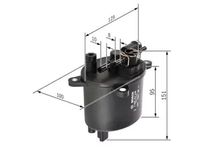 BOSCH F026402846 Yakıt Filtresi - 5. Görsel