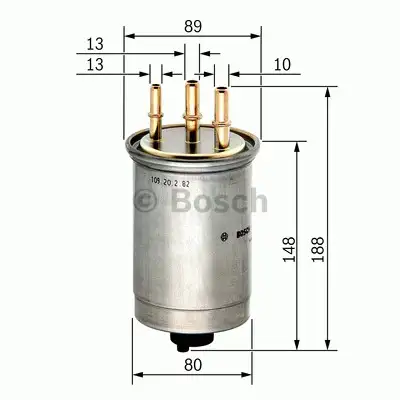 BOSCH 0986AF6039 Yakıt Filtresi - 5. Görsel
