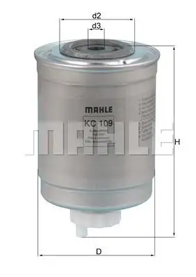 MAHLE KC109 Yakıt Filtresi - 1. Görsel