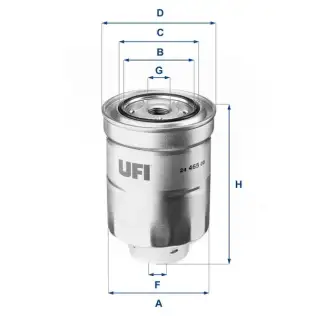 Yakıt Filtresi  UFI 24.465.00