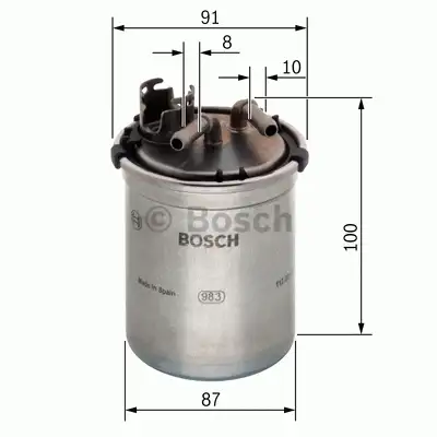 BOSCH F026402056 Yakıt Filtresi - 6. Görsel