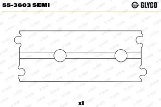 Yatak Burcu, Biyel GLYCO 55-3603 SEMI