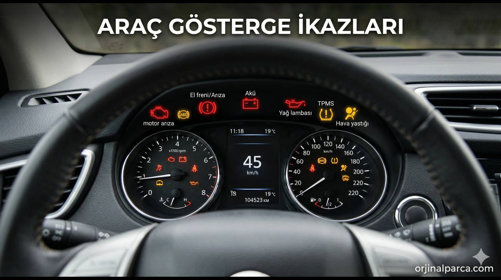 Araç Gösterge ikazları