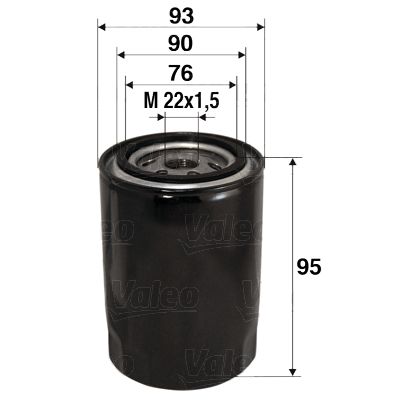 VALEO 586006 Yağ Filtresi - . Görsel