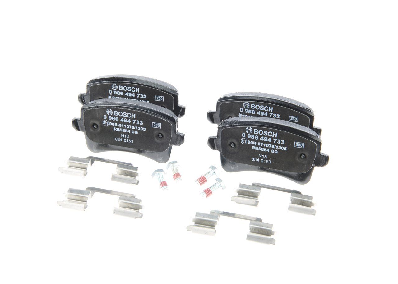 BOSCH 0986494733 Arka Fren Balatası - . Görsel