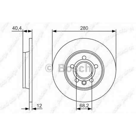BOSCH 0986479R91 Arka Fren Aynası - . Görsel