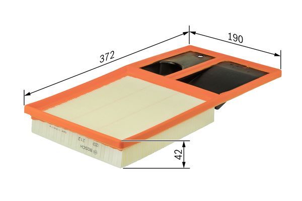 BOSCH F026400035 Hava Filtresi - . Görsel