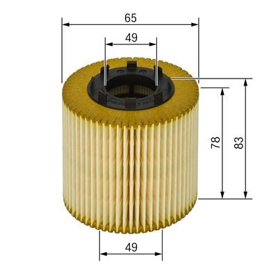 BOSCH 1457429256 Yağ Filtresi - . Görsel