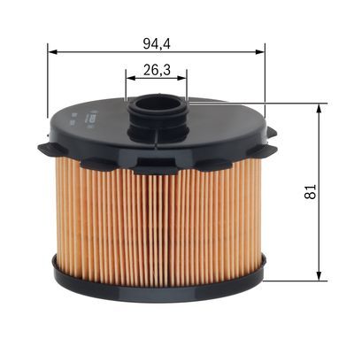 BOSCH 1457431703 Yakıt Filtresi - . Görsel