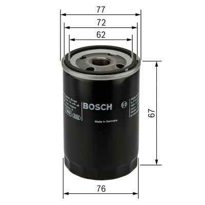 BOSCH 0451103300 Yağ Filtresi - . Görsel