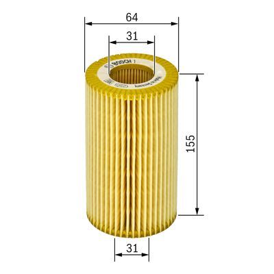 BOSCH 1457429185 Yağ Filtresi - . Görsel