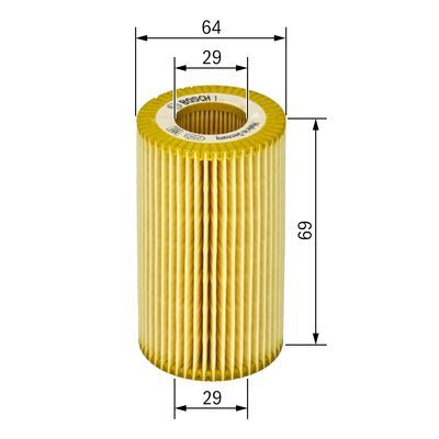 BOSCH 1457429249 Yağ Filtresi - . Görsel