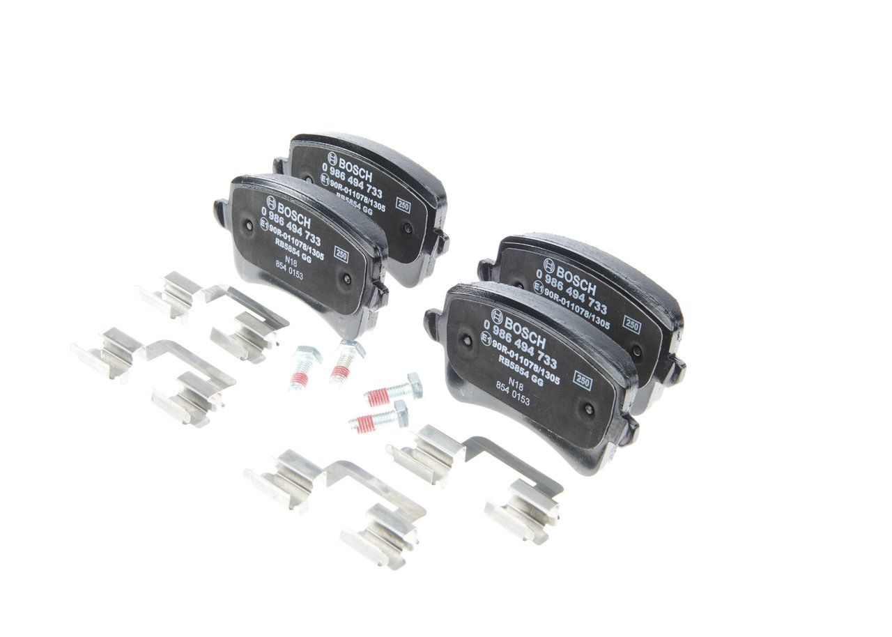 BOSCH 0986494733 Arka Fren Balatası - . Görsel