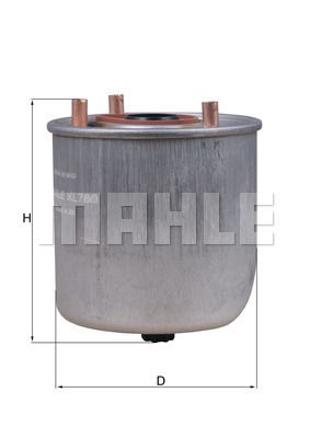 MAHLE KL780 Yakıt Filtresi