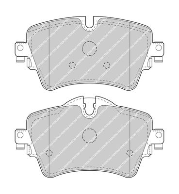 FERODO FDB4945 Fren Balatası Ön - 2. Görsel