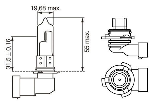BOSCH 1987302808 Ampül - . Görsel