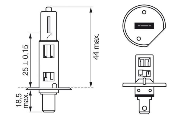 BOSCH 1987302801 Ampül - . Görsel