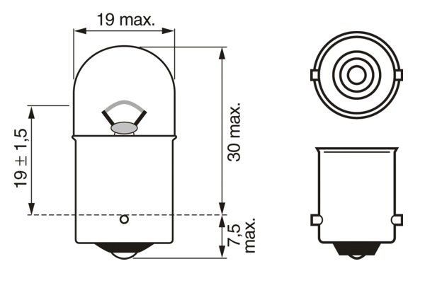 BOSCH 1987302816 Ampül - . Görsel