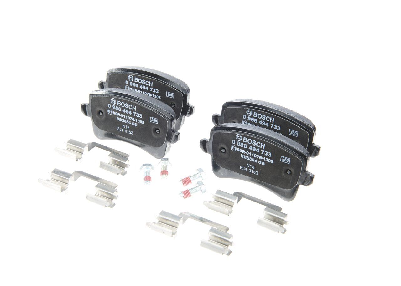 BOSCH 0986494733 Arka Fren Balatası - . Görsel