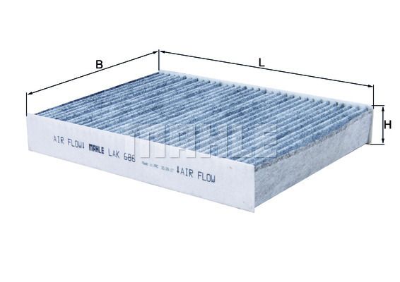 MAHLE LAK686 Polen Filtresi
