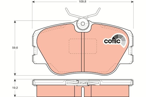 TRW GDB818 Fren Balatası Ön - 2. Görsel