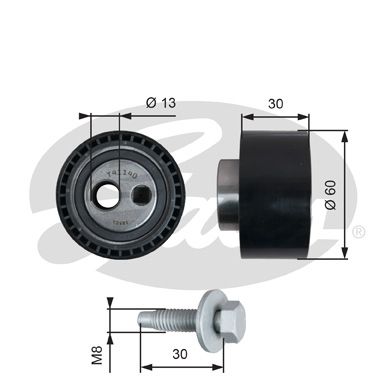 GATES T41140 Eksantrik Gergi Rulmanı