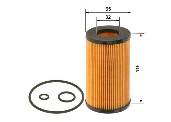 BOSCH 0986TF0011 Yağ Filtresi - . Görsel