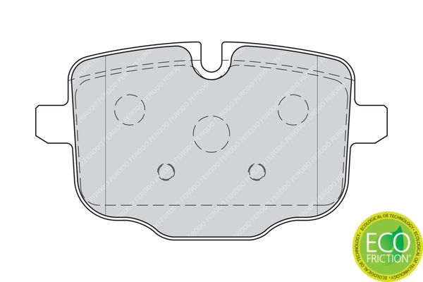 FERODO FDB4381 Fren Balatası Arka - . Görsel