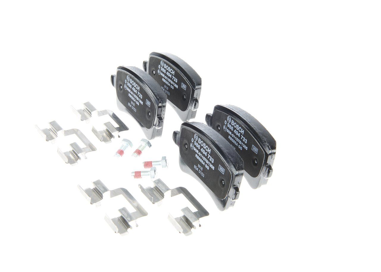 BOSCH 0986494733 Arka Fren Balatası - . Görsel