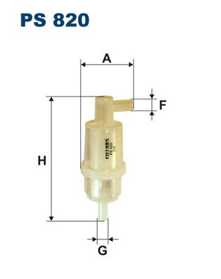 FILTRON PS820 Yakıt Filtresi