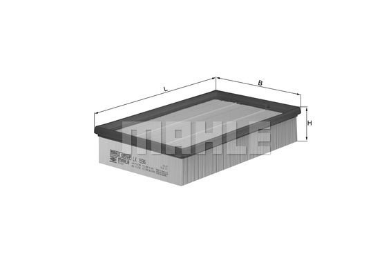 MAHLE LX1596 Hava Filtresi