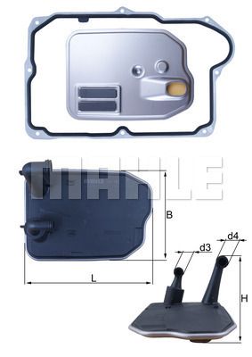 MAHLE HX161D Şanzıman Yağ Filtresi