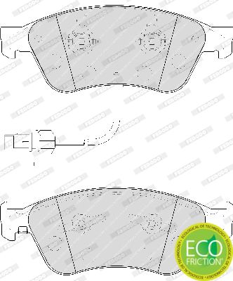 FERODO FDB1832 Fren Balatası Ön - 3. Görsel