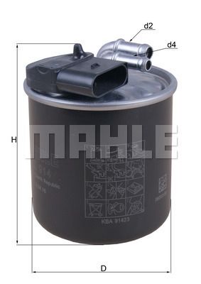 MAHLE KL914 Yakıt Filtresi - . Görsel