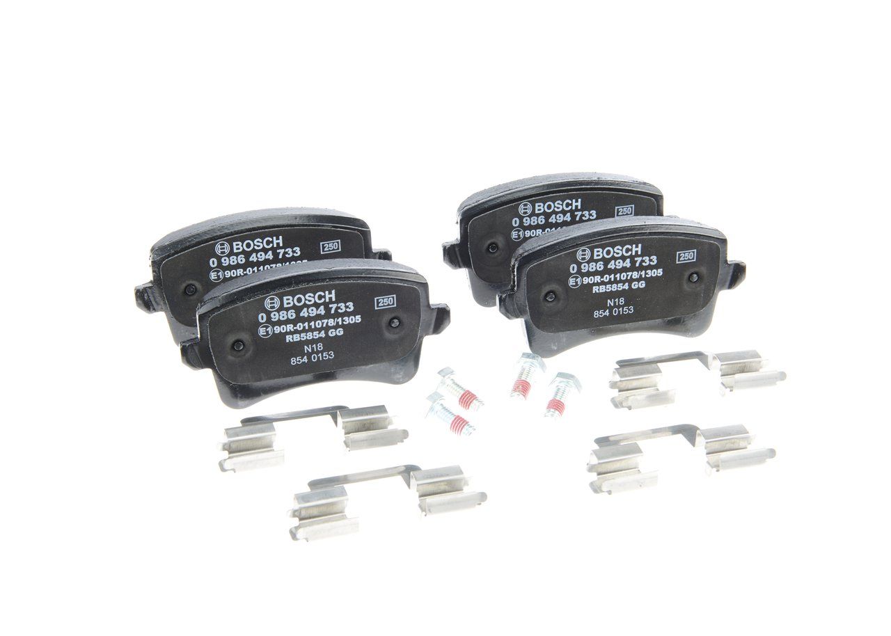 BOSCH 0986494733 Arka Fren Balatası - . Görsel