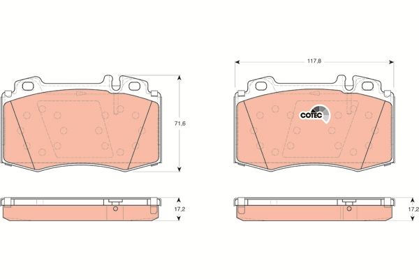 Ön Balata Mercedes W220 98-05 W221 05 C215 R129 W163 98-05