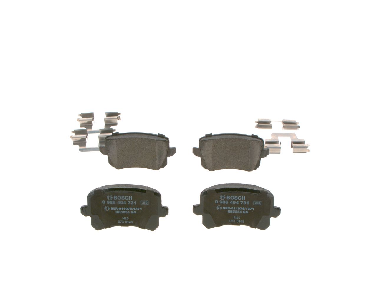 BOSCH 0986494731 Arka Fren Balatası - . Görsel